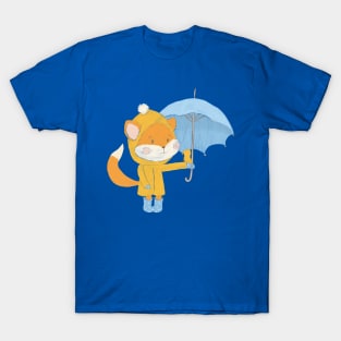 Rainy fox day T-Shirt